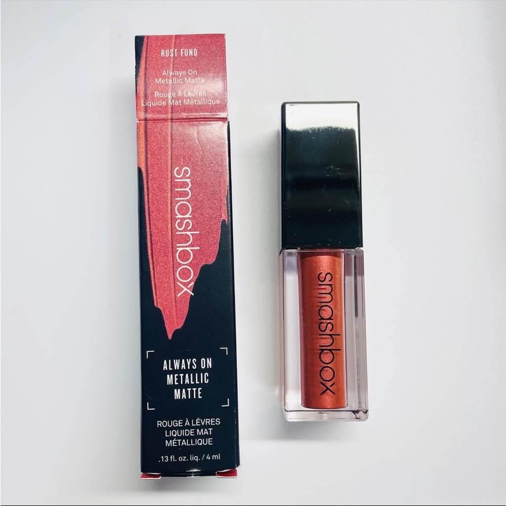 Smashbox Always On Metallic Matte Liquid Lipstick in Rust fund
